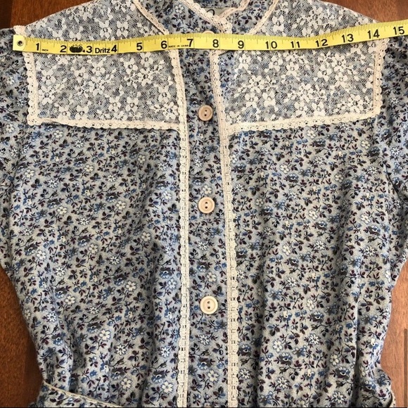 PANTEL | Blue floral & lace cottagecore mi… - Picture 9 of 16